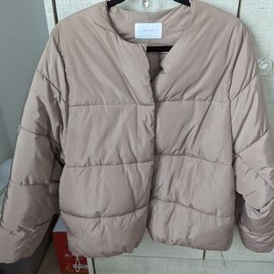Euc Oak & Fort taupe puffer